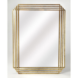 Reflections Uptown Gold Rectangular 40 X 29 inch Antique Gold Mirror