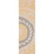 Fallon 96 X 30 inch Wheat, Medium Gray, Light Gray Rug