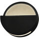 Ambiance LED 8 inch Carbon-Matte Black ADA Wall Sconce Wall Light, Open Top Fixture, Dome