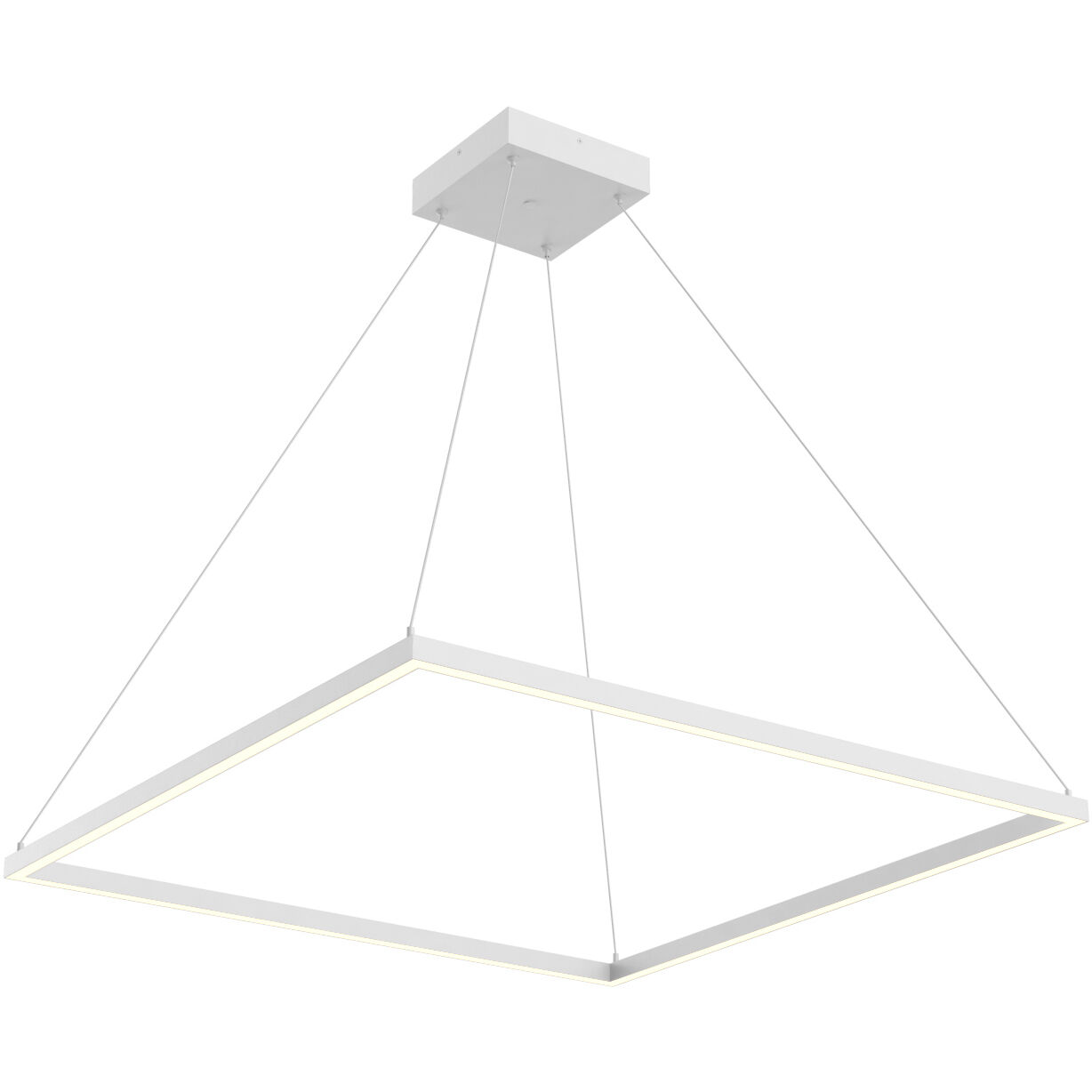 Piazza Pendant Ceiling Light in White