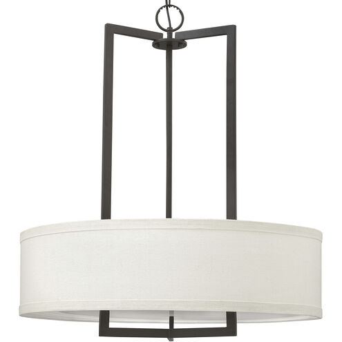 Hampton 3 Light 26 inch Buckeye Bronze Indoor Chandelier Ceiling Light in Non-LED