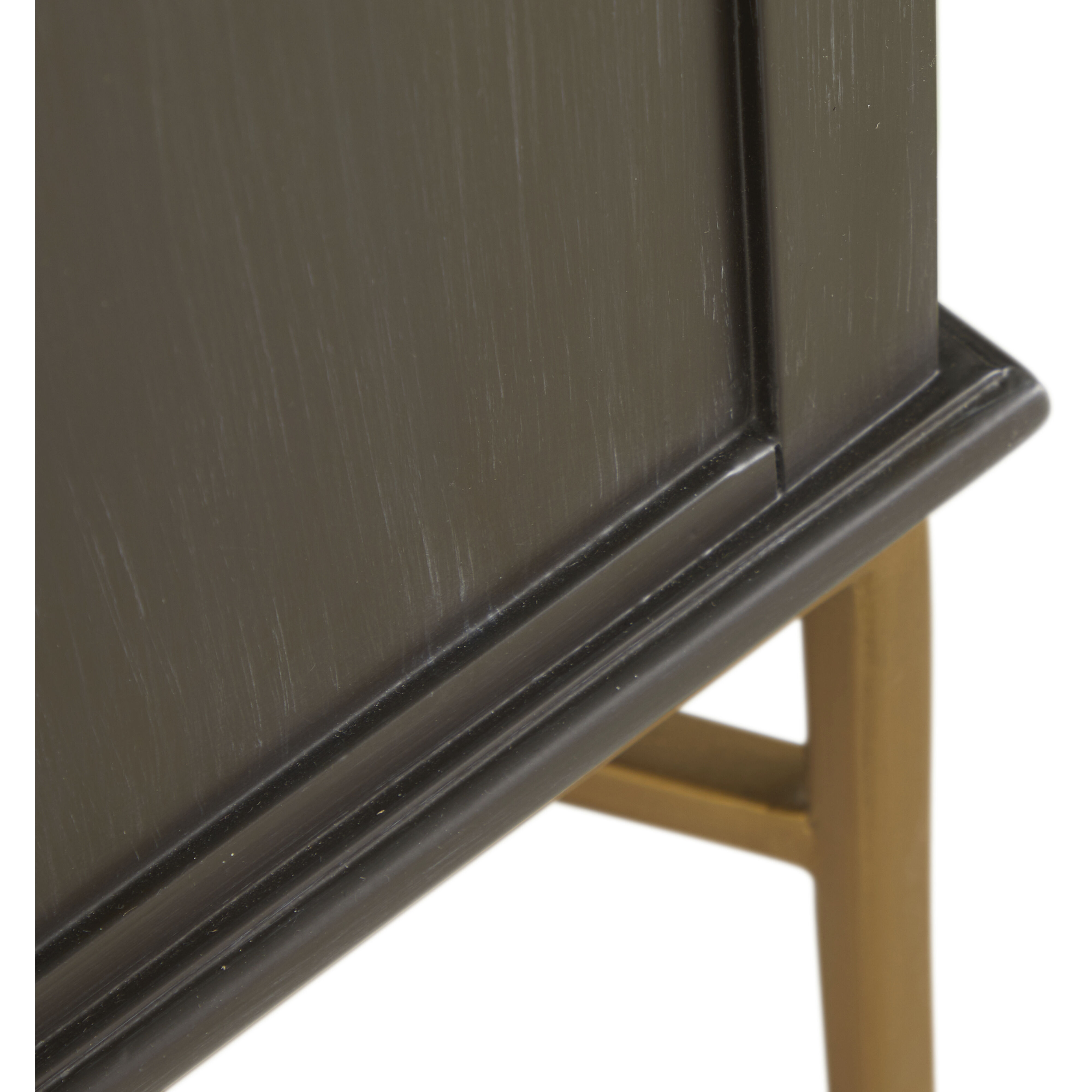 Riggs Sesame Black and Stained Brass Chest