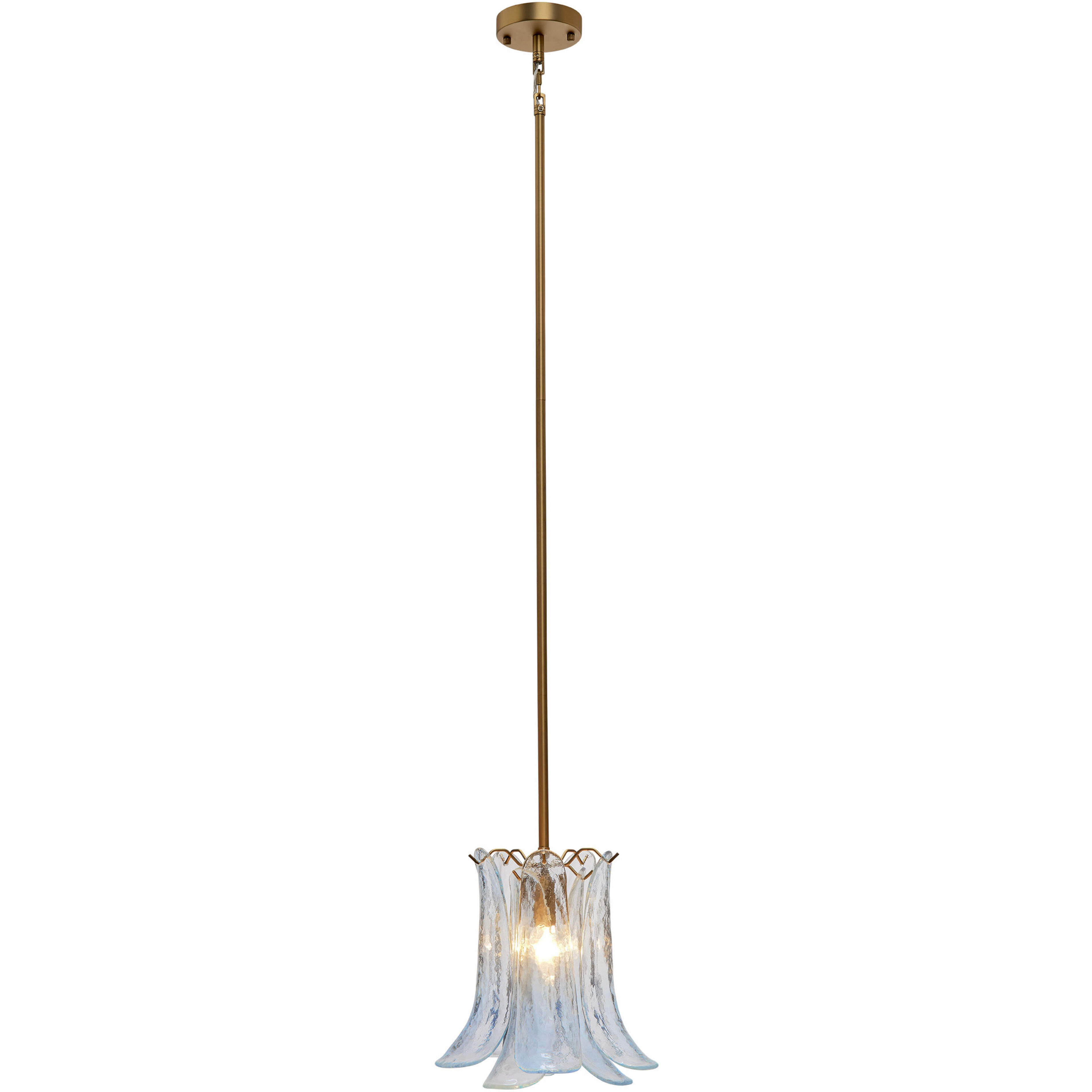 Cala 1 Light 12 inch Brass Pendant Ceiling Light