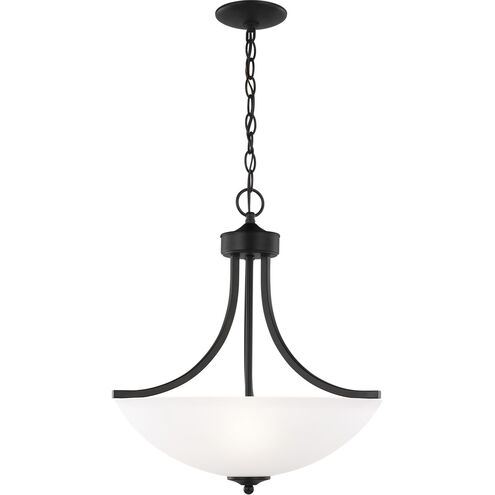 Geary 3 Light 18.63 inch Midnight Black Pendant Ceiling Light