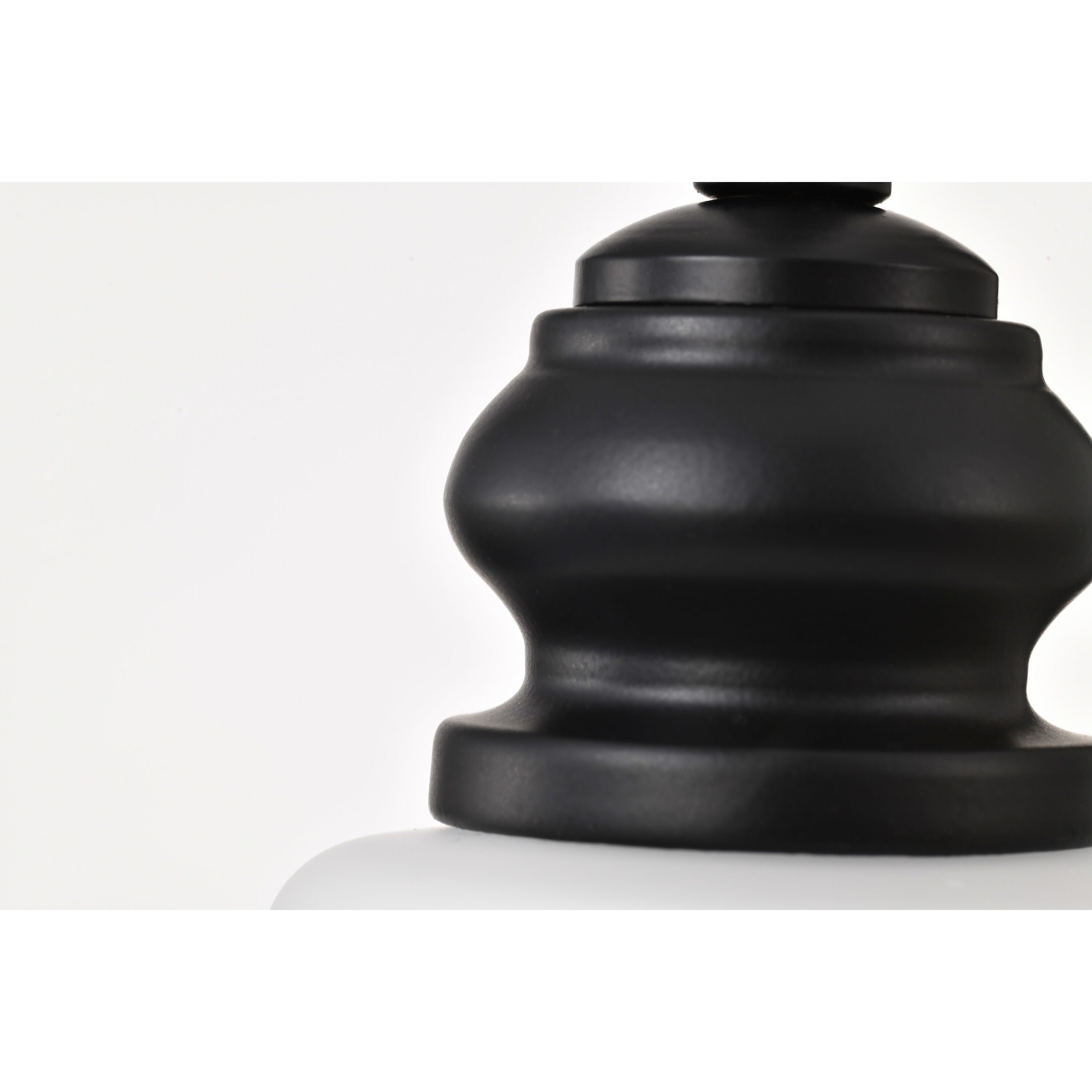 Russel 14 inch Matte Black Pendant Ceiling Light