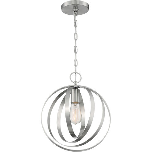 Pendleton 1 Light 12 inch Brushed Nickel Pendant Ceiling Light