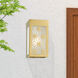 Berkeley 1 Light 8.5 inch Satin Gold Outdoor ADA Small Sconce, Small