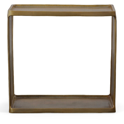 Derwent 20 X 19 inch Antique Brass Side Table