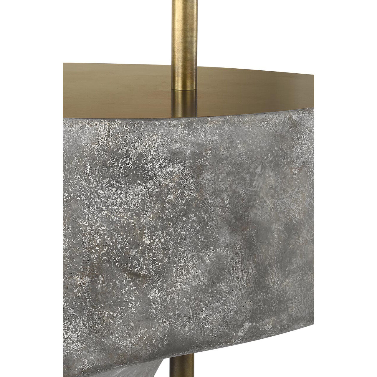 Anne-Marie Barton Runia 48.75 inch 15.00 watt Eclipse Sculpted Side Table Floor Lamp Portable Light