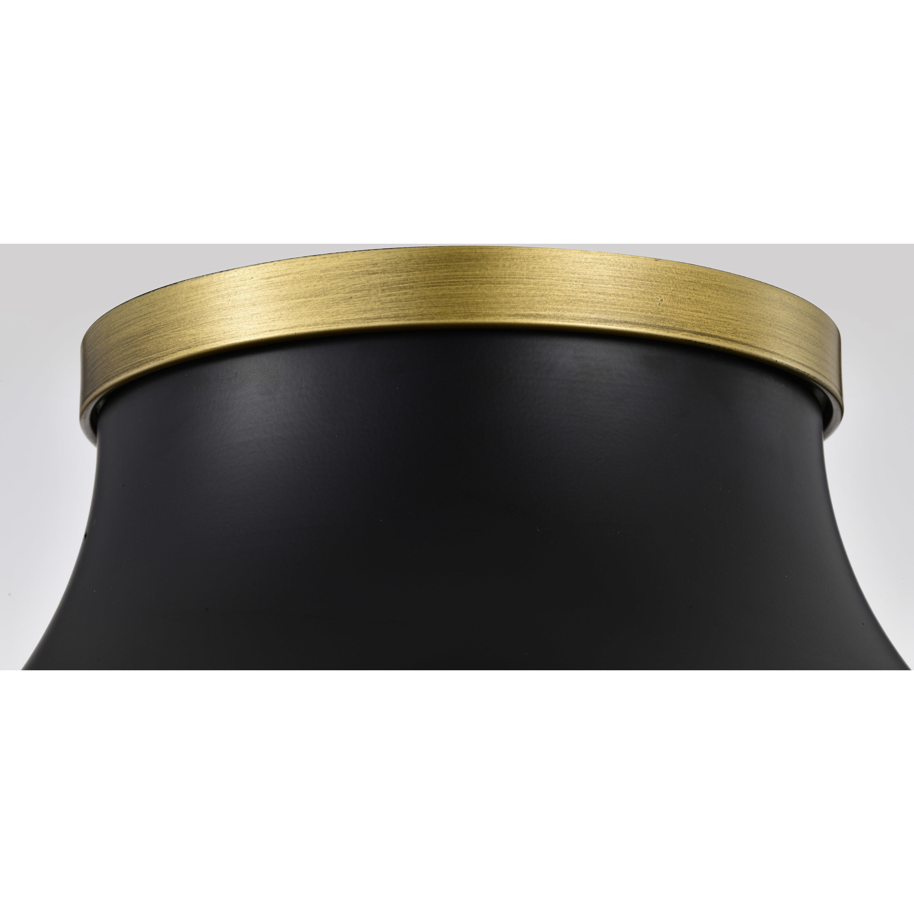 Lafayette 1 Light 18 inch Matte Black Flush Mount Ceiling Light