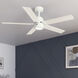 Erling 52 inch Fresh White with Bleached Alder/Fresh White Blades Ceiling Fan