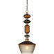 Mandeville 1 Light 11 inch Antique Gold Pendant Ceiling Light