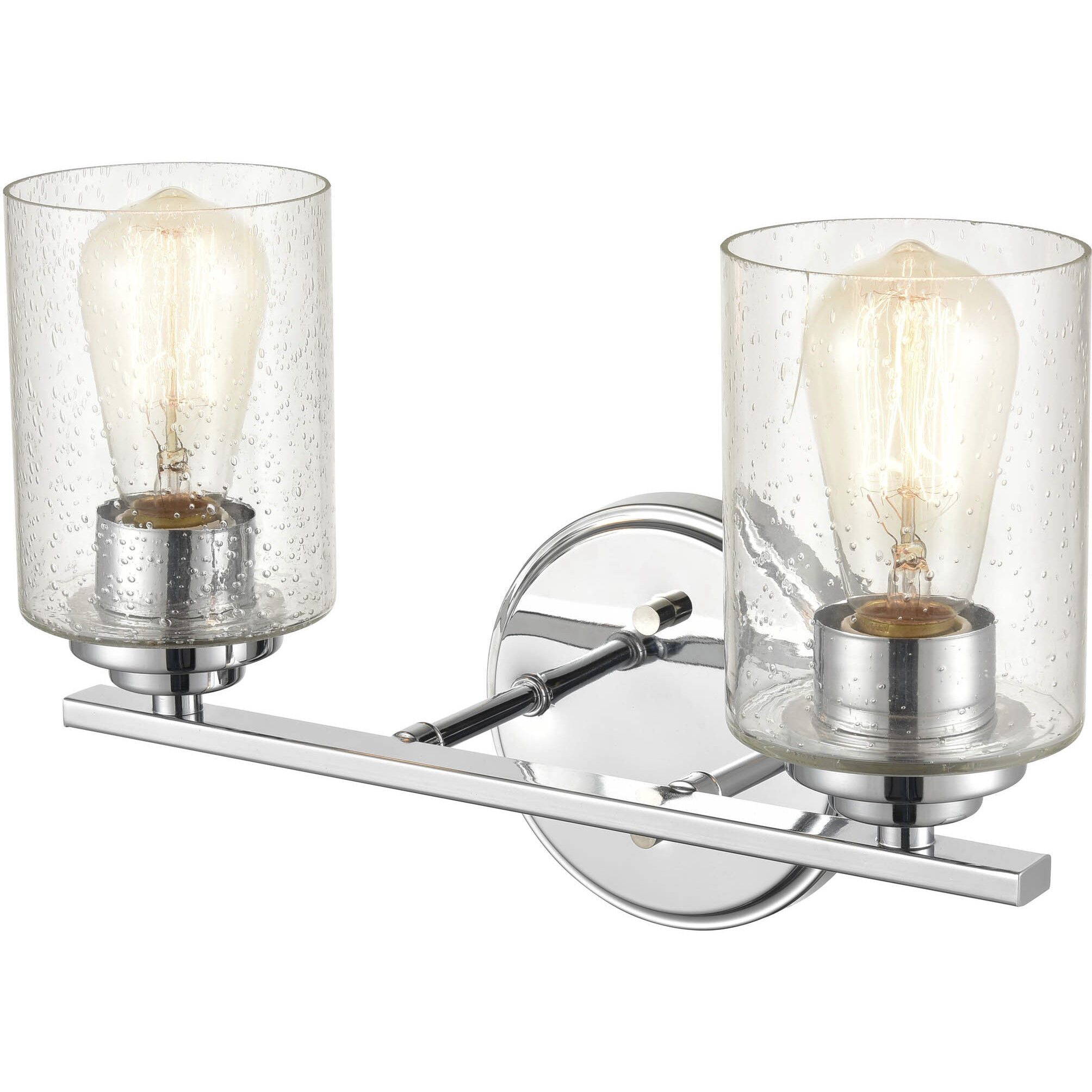 Moven 2 Light 14.25 inch Chrome Bathroom Vanity Light Wall Light