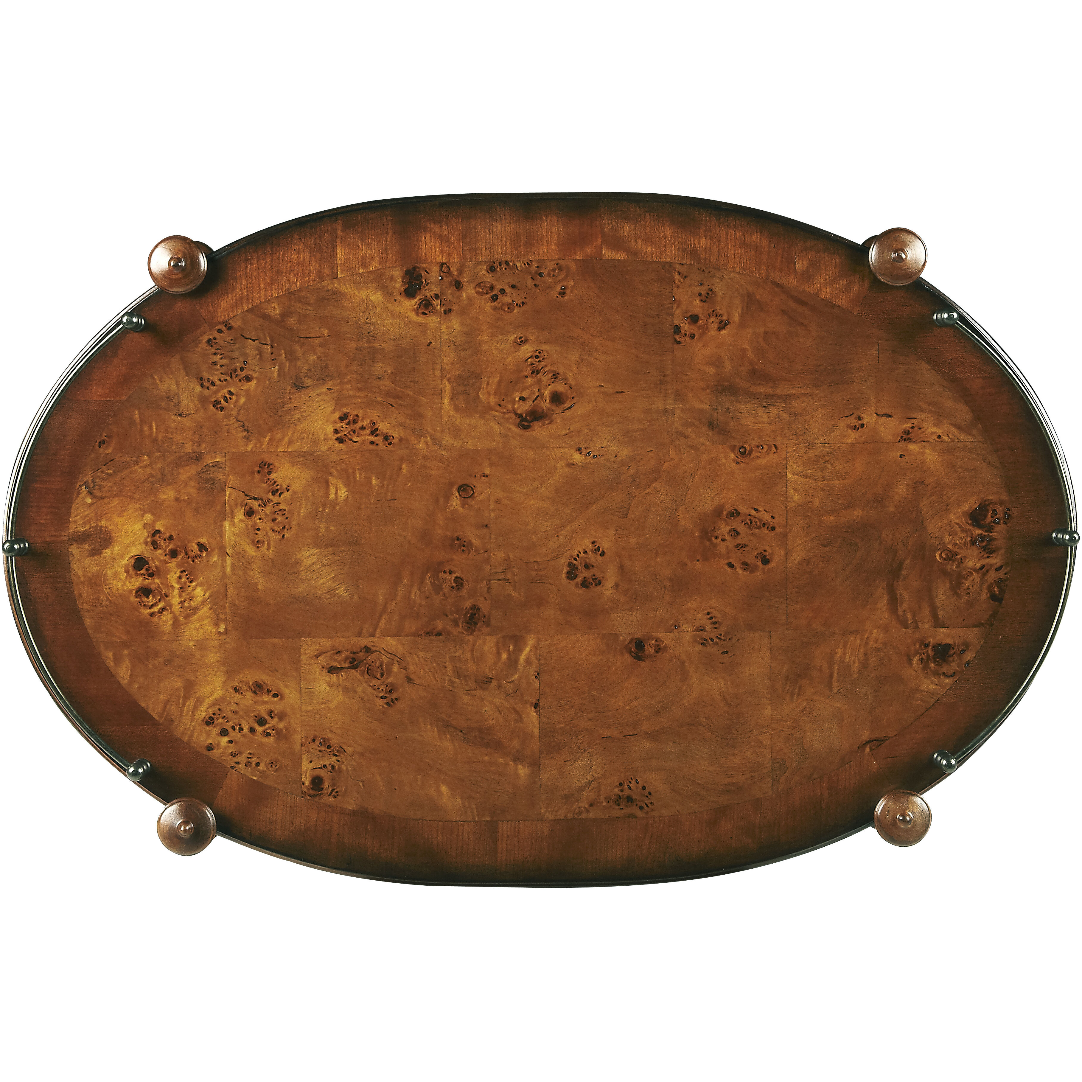 Masterpiece Kathleen  31 X 20 inch Olive Ash Burl Serving Table