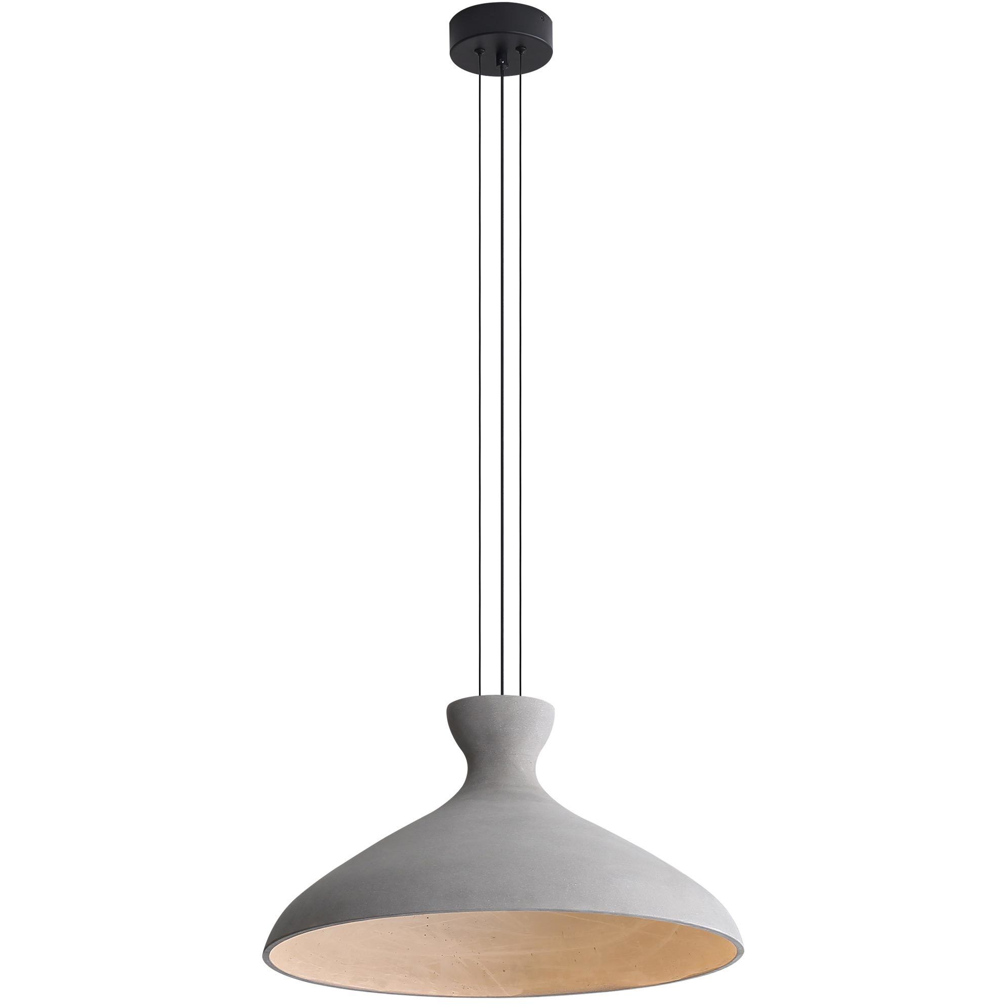 Aethera Pendant Ceiling Light in Grey Cement