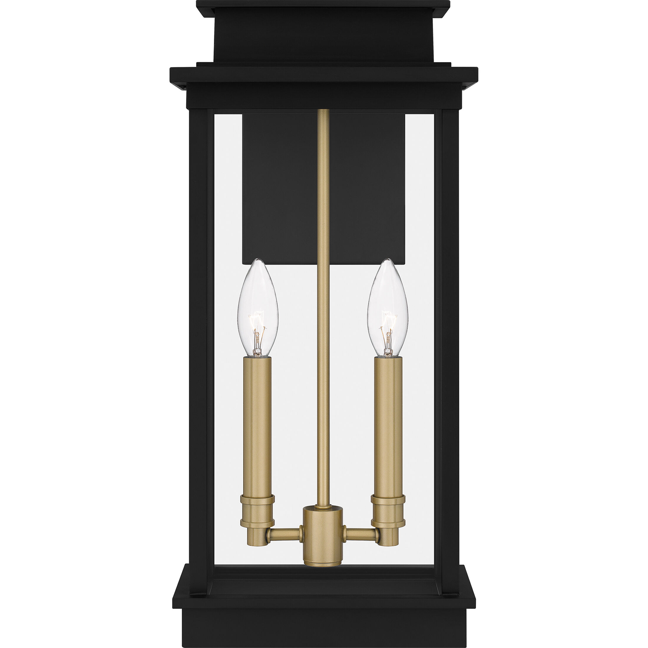 Noelle 2 Light 19 inch Matte Black Outdoor Wall Lantern