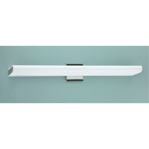 Duke 5 Light 32 inch Polished Stainless ADA Wall Sconce Wall Light in Halogen, Largo