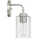 Stowe 1 Light 5 inch Brushed Polished Nickel Wall Sconce Wall Light