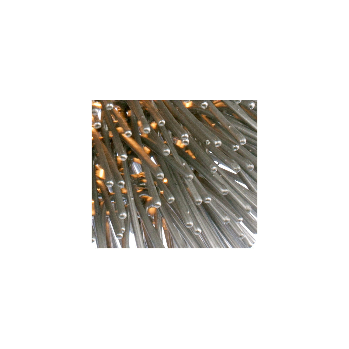 Urchin 1 Light 13 inch Painted Chrome Pendant Ceiling Light