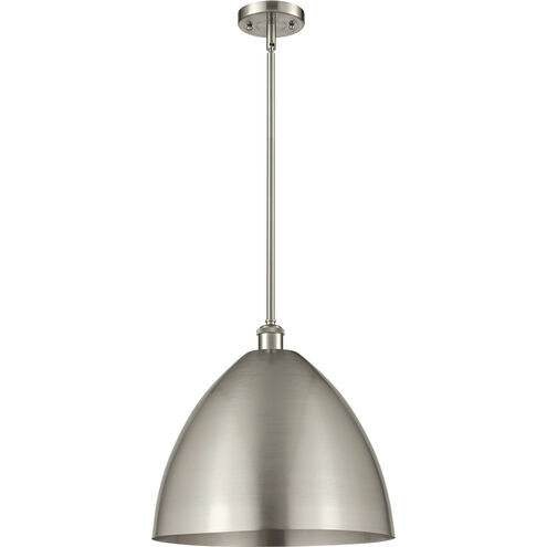 Ballston Dome 1 Light 16 inch Brushed Satin Nickel Pendant Ceiling Light