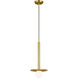 Kelly by Kelly Wearstler Nodes 1 Light 8 inch Burnished Brass Pendant Ceiling Light