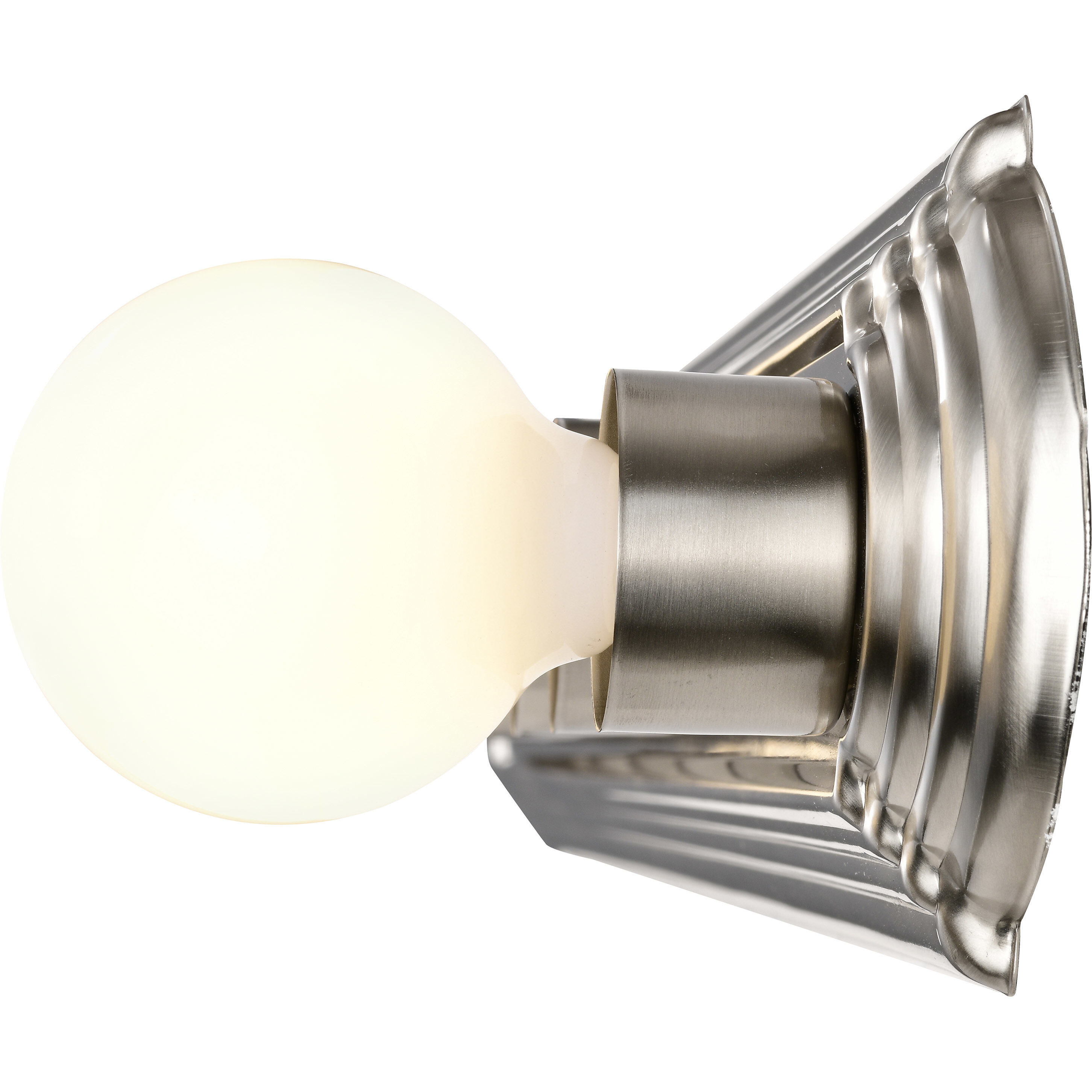 Brentwood 8 Light 48 inch Brushed Nickel Vanity Light Wall Light