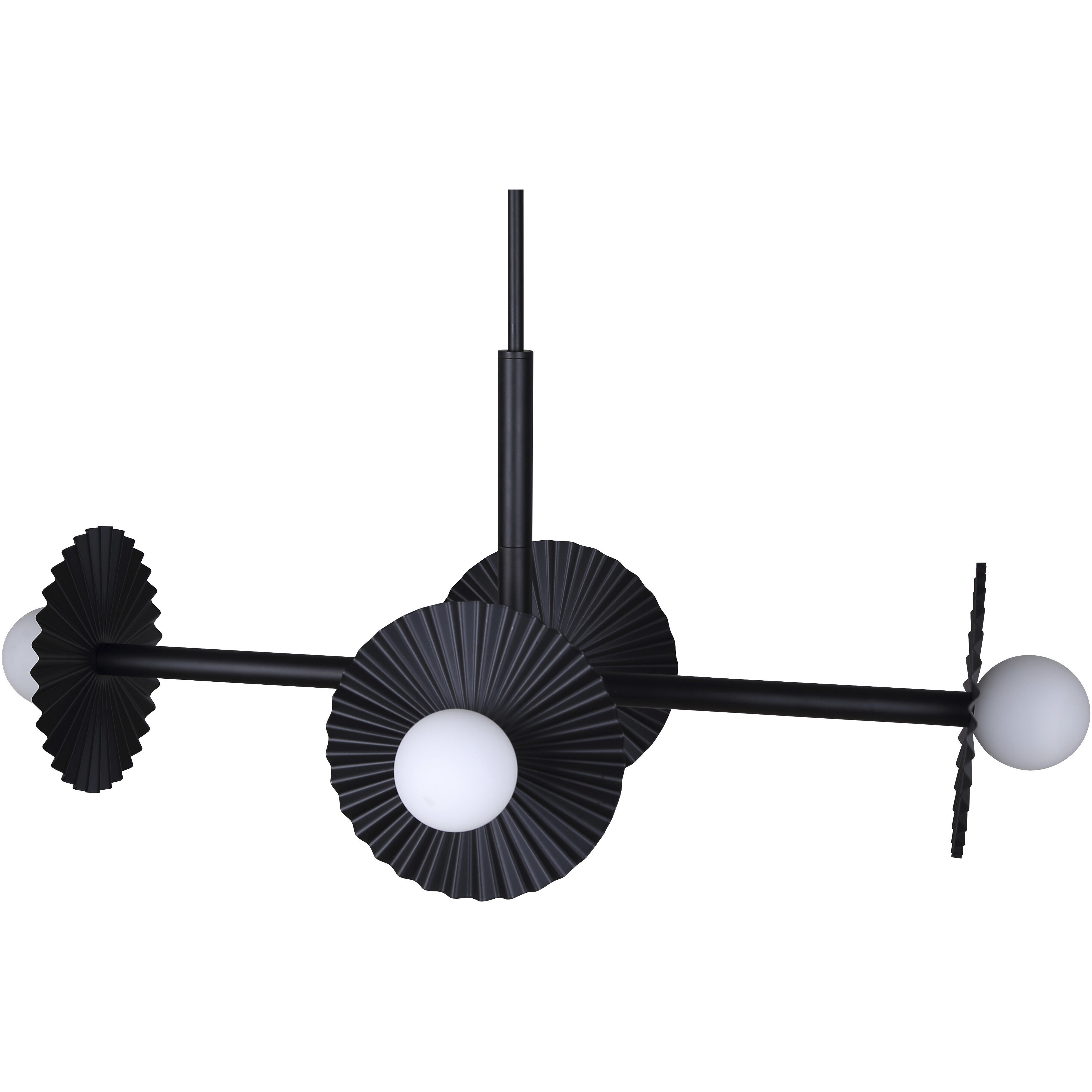Payton 4 Light 16.88 inch Black Chandelier Ceiling Light