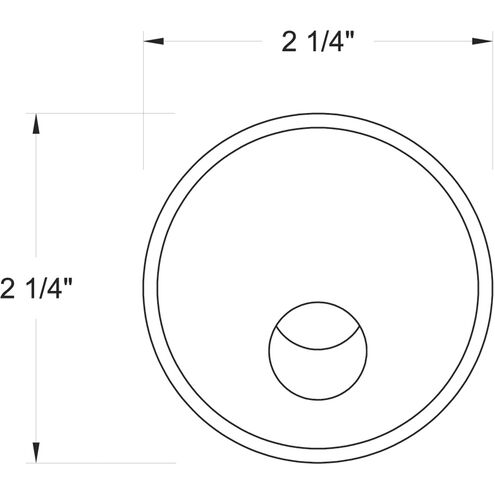 Sparta Tilt LED 2 inch Stainless Steel Landscape Wall Light, Round