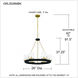 Greeley 6 Light 26 inch Matte Black Chandelier Ceiling Light