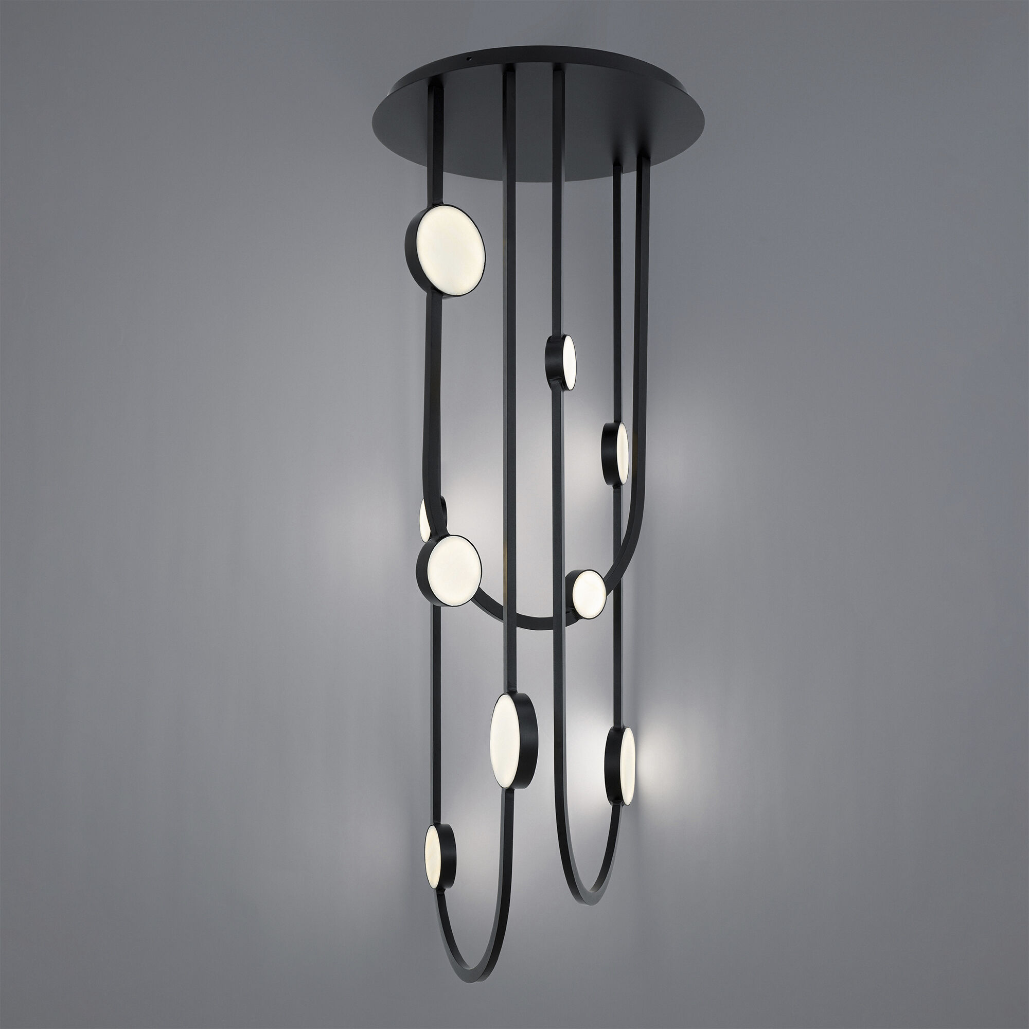 Tableau LED 20.5 inch Black Indoor Ceiling Lighting in 3500K