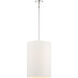 Palmetto 4 Light 15 inch Polished Nickel Pendant Ceiling Light