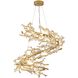 IMP Series 18 Light 30 inch Gold Chandelier Ceiling Light