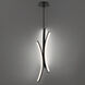 Tusk LED 15 inch Black Pendant Ceiling Light in 4000K, dweLED