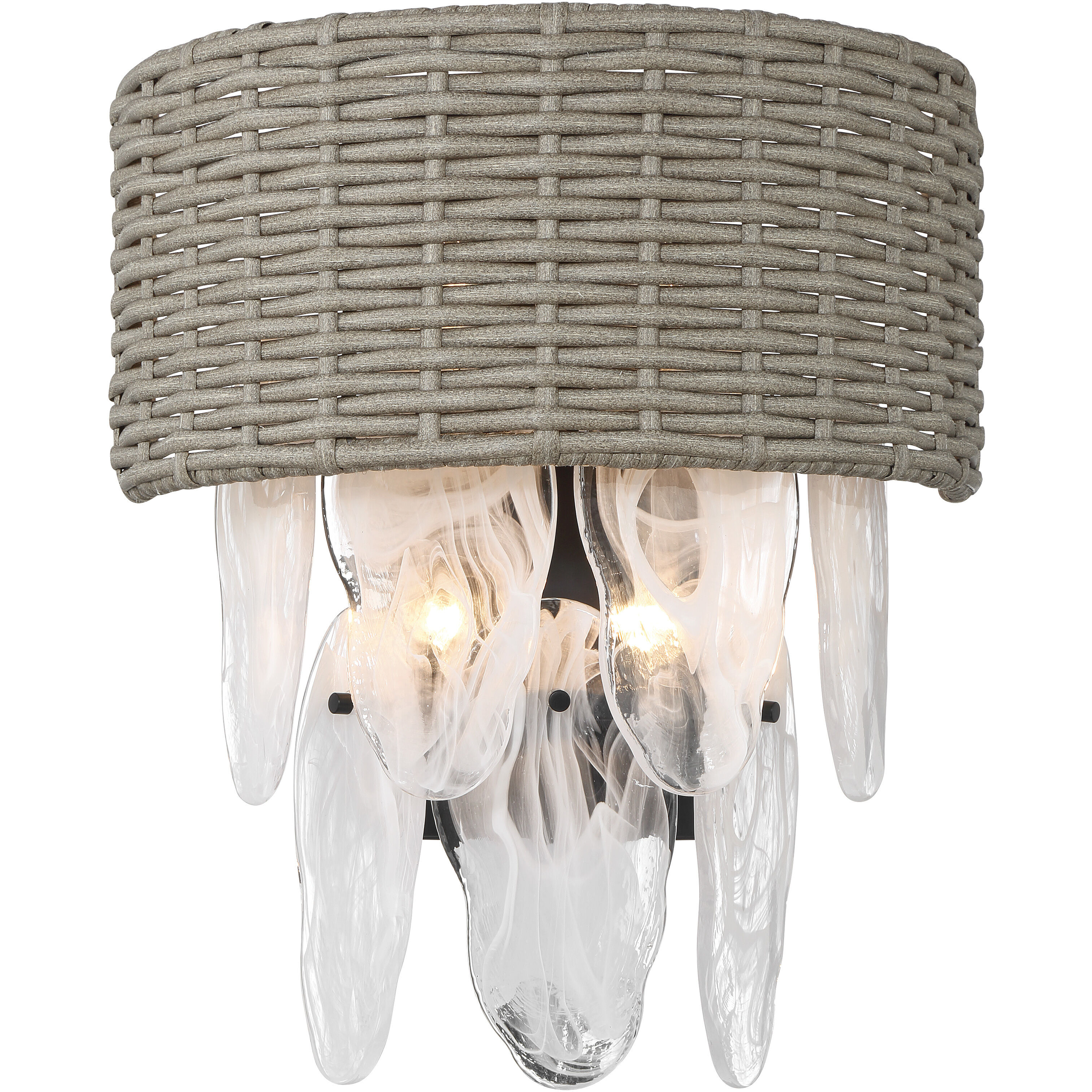 Breakers Isle 4 Light 16.38 inch Coal Wall Sconce Wall Light