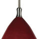 Signature 1 Light 4.1 inch Brushed Steel Pendant Set Ceiling Light