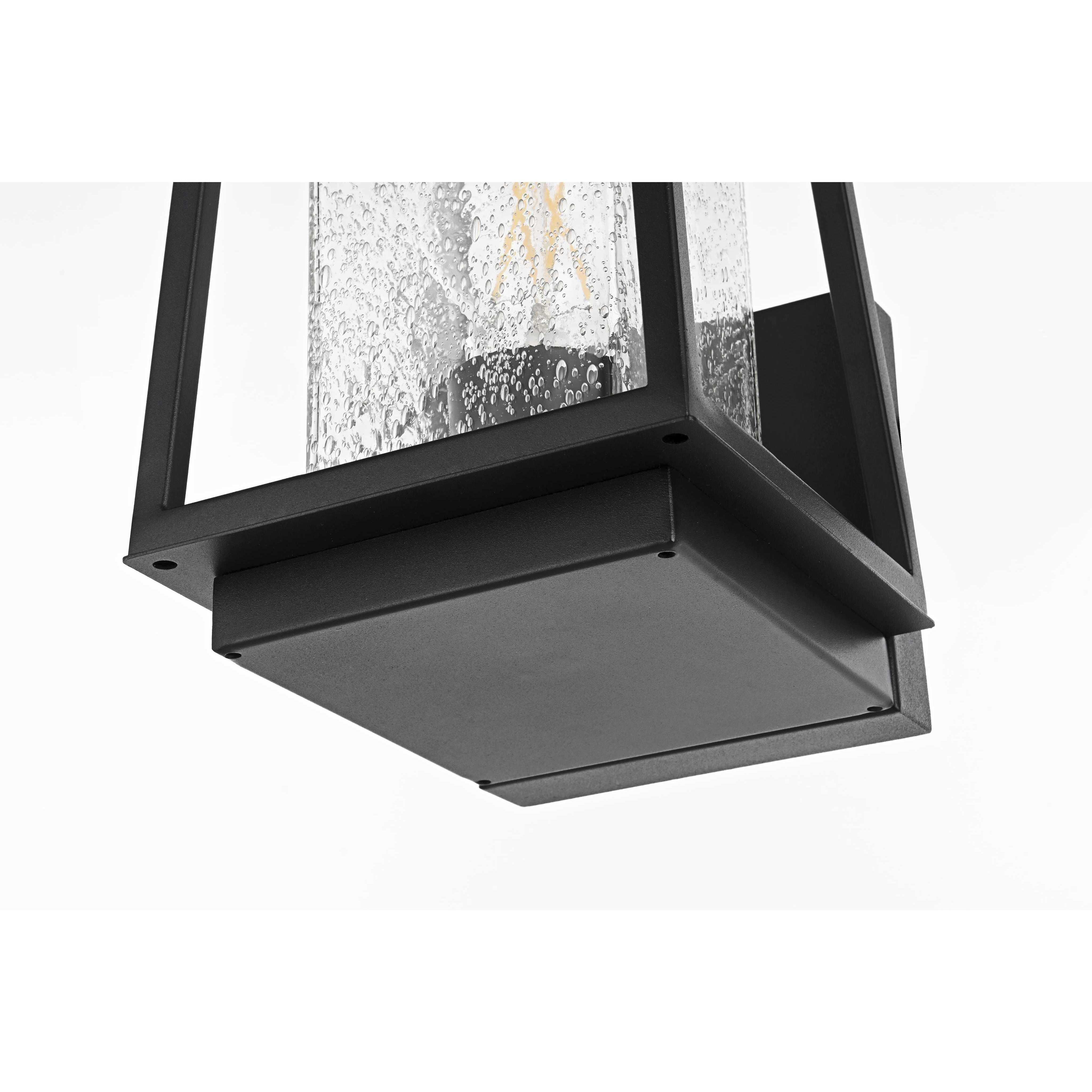 Lehigh 1 Light 9.5 inch Black Outdoor Wall Sconce