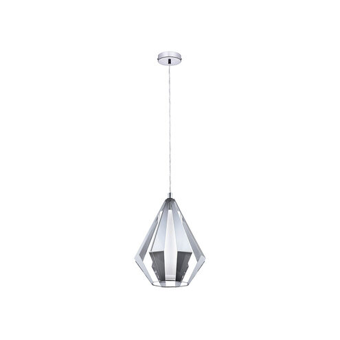 Taroca 1 Light 11.65 inch Chrome Pendant Ceiling Light