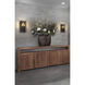 Easton 3 Light 8 inch Matte Black Wall Sconce Wall Light