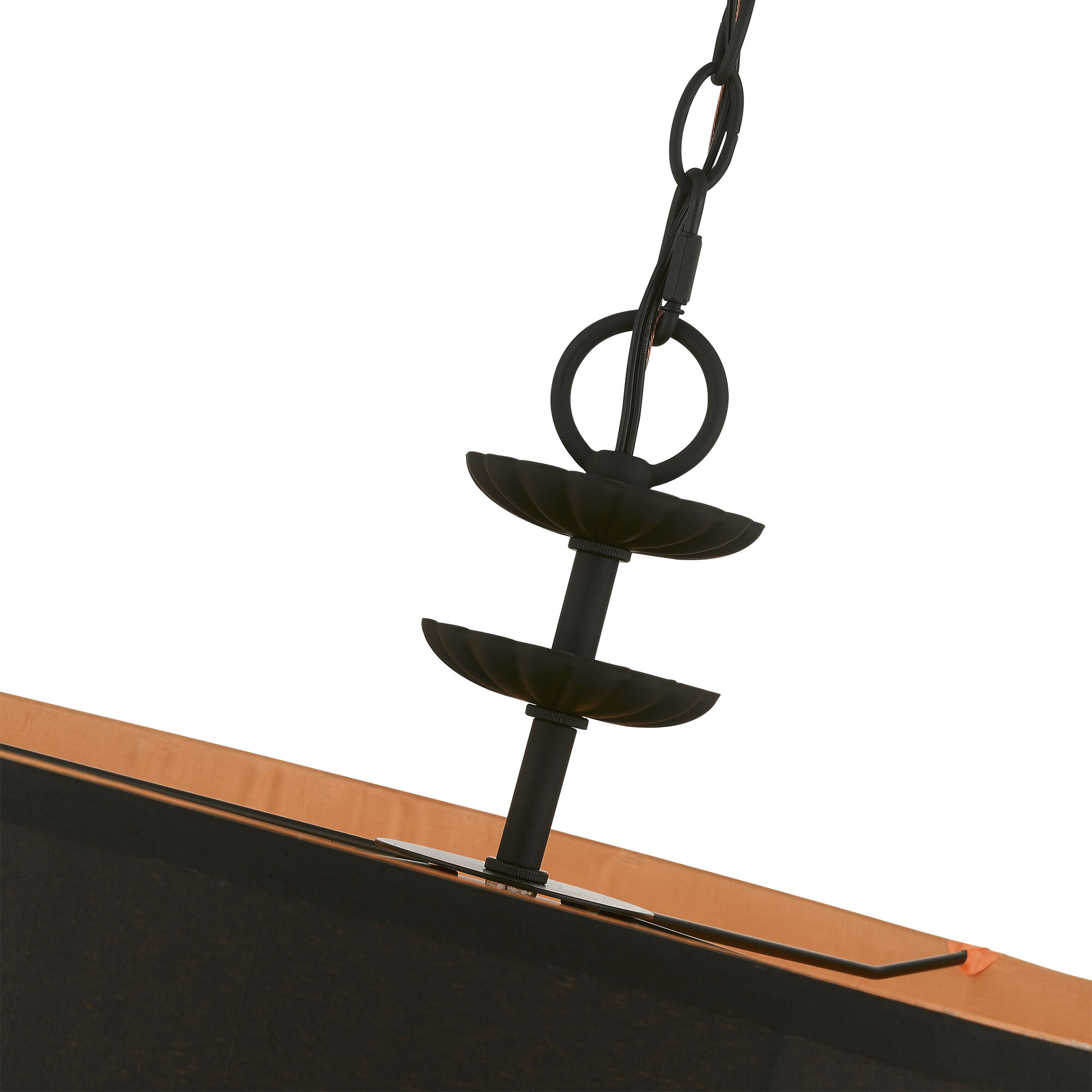 Winchester 5 Light 23 inch Black Pendant Chandelier Ceiling Light