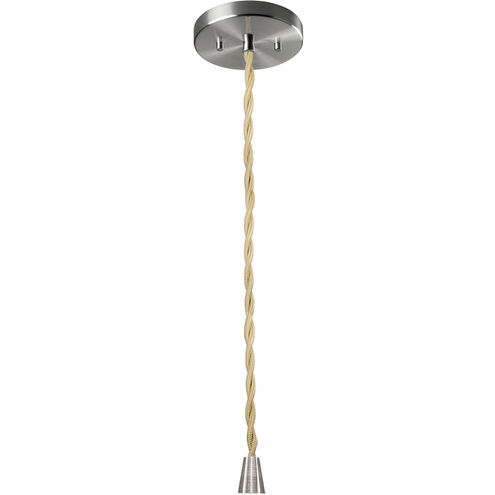Radiance 1 Light 16.25 inch Brushed Nickel Pendant Ceiling Light in Incandescent, Pewter Green