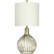 Signature 31 inch 150 watt Vintage Gold Table Lamp Portable Light
