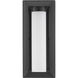 Smyth 1 Light 14 inch Natural Black Outdoor Wall in Opal Glass
