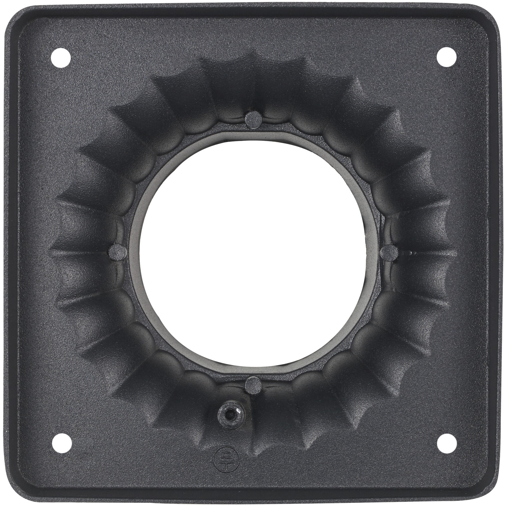 Canby 3 inch Black Outdoor Post Base Mount