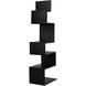 Laszlo Matte Black Bookcase