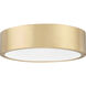Coronado LED 16 inch Modern Gold Flush Mount Ceiling Light