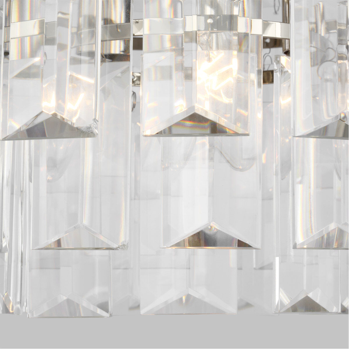 C&M by Chapman & Myers Arden 4 Light 16.13 inch Polished Nickel Chandelier Ceiling Light