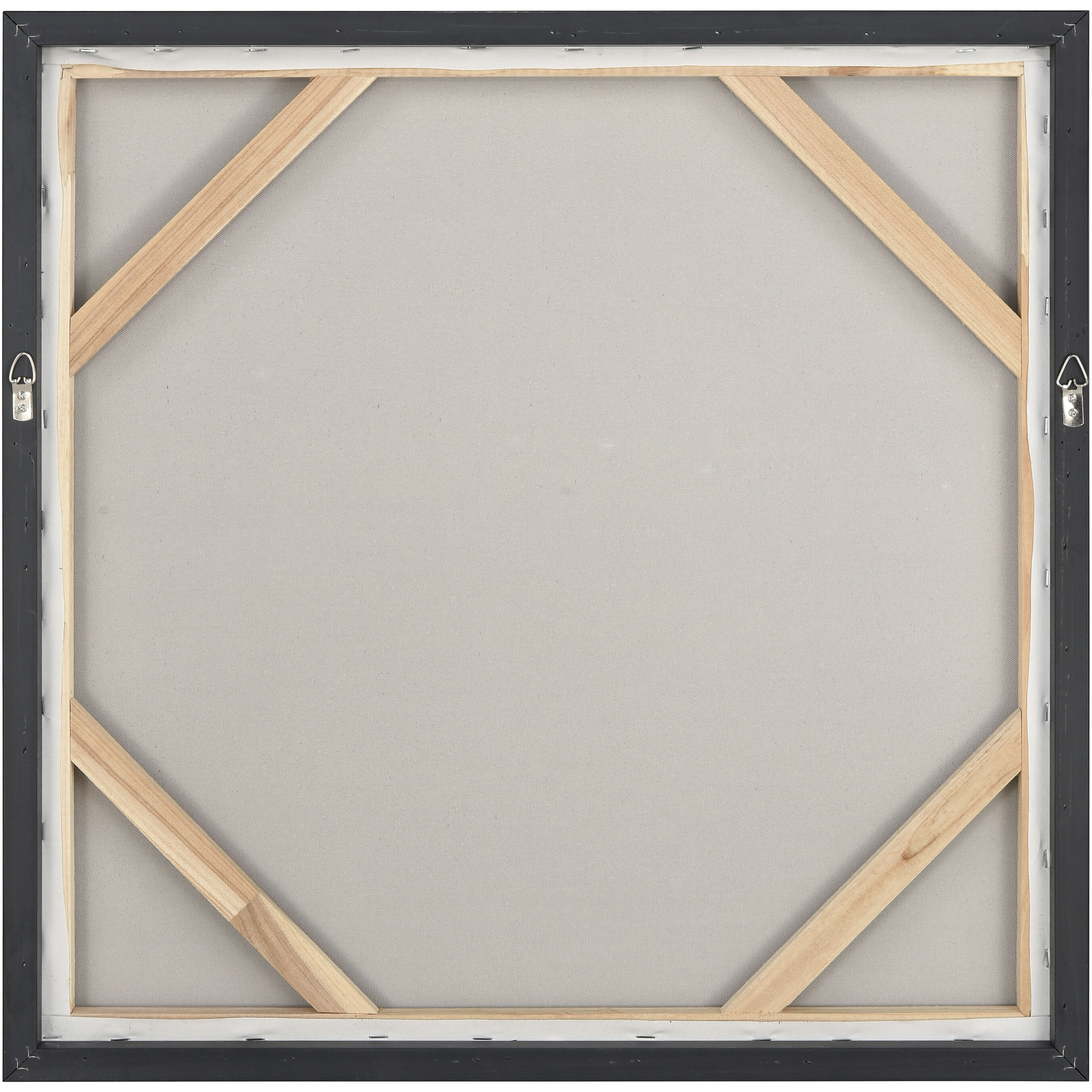 Silhouette I Black with White Framed Wall Art