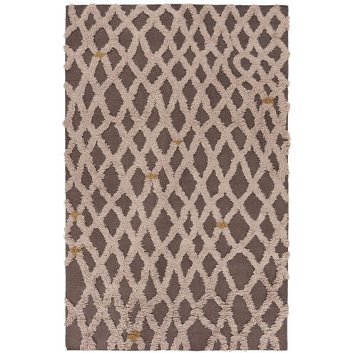 Midelt 36 X 24 inch Dark Brown, Taupe, Camel Rug