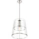 Alonzo 1 Light 14 inch Polished Nickel Pendant Ceiling Light