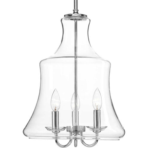 Maritime 3 Light 13.63 inch Polished Chrome Pendant Ceiling Light